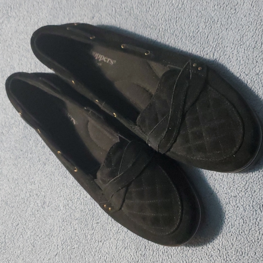 Grasshoppers Ortholite 10W Black Slip on shoes
